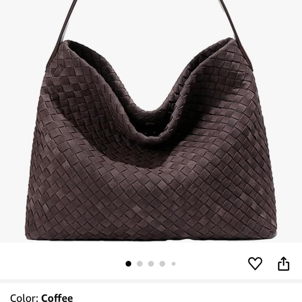 Amazon Coffee Woven Hobo Bag